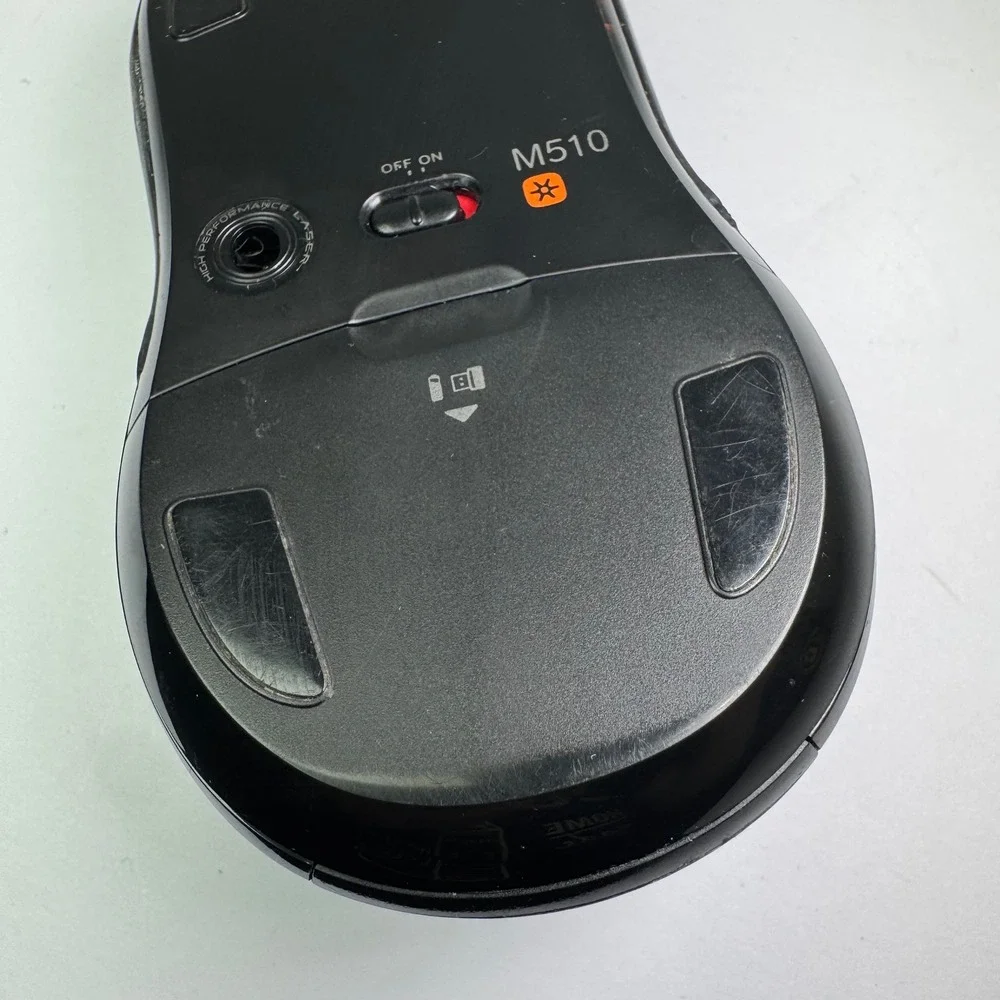 Logitech M510 Wireless‎ Laser Mouse High Performance Dark Gray NO Receiver / US